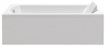 Vann, sisseehitatav Besco Shea 140, 137.5 cm x 70 cm x 41 cm, ristk&uuml;lik, valge