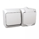 Blokk Schneider Electric WDE000500, valge v., 250 V