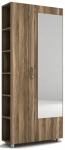 Esiku kapp Kalune Design Meyra, p&auml;hklipuu v., 80 cm x 28.6 cm x 185 cm