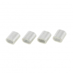 Trossiklamber Haushalt DIN3093, alumiinium, &Oslash; 0.1 cm, 4 tk
