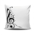 Dekoratiivne padi Mioli Decor, valge/must, 43 cm x 43 cm