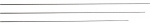Lisa Jaxon Glass Solid Tip 8310200, 60 cm, 0.3 cm, must v., 5 tk
