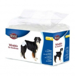 Koerte m&auml;hkmed Trixie for Female Dogs 23634, M-L, 12 tk valge v.