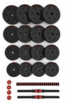 Raskuste komplekt Tomaz Sport Weight Dumbbell & Barbell Set, 51 cm, 30 kg