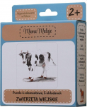 Pusle Mama Maluje Country Animals 508607, 12 cm x 12 cm, 20 tk, mitmev&auml;rviline