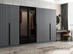 Riidekapp Kalune Design Kale Plus 7806, hall v., 52 cm x 315 cm x 210 cm