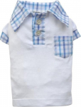 T-s&auml;rk koerale DoggyDolly Polo DD-T568-M, sinine v./valge v., M