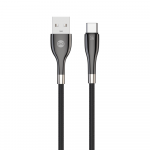 Kaabel Forever Sleek GSM171007 USB, USB Type C, 1 m, must v.