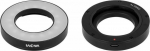 R&otilde;ngaslamp Yongnuo Venus Optics LED, 5.9 cm, valge v./must v.
