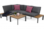 Aiam&ouml;&ouml;bli komplekt Home & Garden Nicea, hall v./tumehall v., 3 istekohta