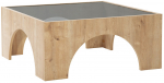 Kohvilaud Kalune Design Seine, tamm v./tumehall v., 50 cm x 50 cm x 37 cm