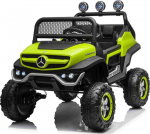 Laste elektriauto Ramiz Mercedes Benz Unimog, roheline v.