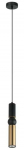 Valgusti rippuv Italux Isidora PND-14290-1-BK-BRO, GU10, 1 x 25 W, pruun v./must v.
