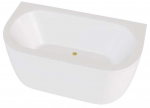 Vann, teisaldatav Besco Volya, 160 cm x 75 cm x 63 cm, kuldne/valge