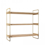 P&otilde;randariiul Kalune Design Masa, kuldne v./pruun v., 40 cm x 16 cm x 45 cm