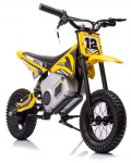 Laste elektriline mootorratas Lean Cars Cross Bike A9901, kollane v.