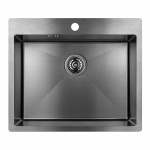 K&ouml;&ouml;givalamu Laveo Marmara SAM_510T, Graphite, roostevaba teras, 59 cm x 51 cm x 19 cm, grafiit v.