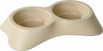 Kauss loomale Zolux Double, 0.4 l, 25 cm x 16 cm x 4.5 cm, pruunikas v.