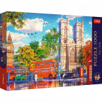 Pusle Trefl Premium Plus A View Of London, 48 cm x 68.3 cm, 1000 tk, mitmev&auml;rviline