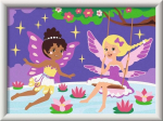 Maalimine numbrite j&auml;rgi Ravensburger CreArt Adorable Fairy Friends, violetne v./helesinine v.