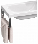 Hoidik Ravak Classic 40, 21 cm x 2 cm x 12 cm, metall, kroom v., 2 tk