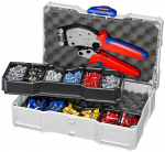 Komplekt, universaalsed tangid klemmide ja klemmide kokkupressimiseks gofreerimiseks Knipex 97 90 13, 265 mm