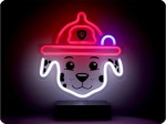 Dekoratsioon "Koer"/"Paw Patrol" Forever Light Marshall OW-120646 LED-valgustusega, 25 cm, valge/punane