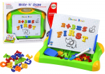 Magnetiline joonestuslaud, koos tarvikutega Lean Toys, 3 cm, roheline