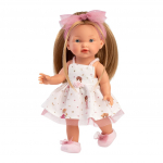 V&auml;ike - laps nukk Llorens Valeria 28038, 28 cm, valge