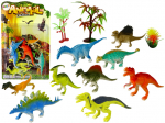 Kujukeste komplekt, koos tarvikutega Lean Toys Animal Kingdom, 9 tk, mitmev&auml;rviline