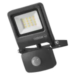 Prožektor liikumisanduriga, seinakinnitus Osram Endura, 10 W, 1050 lm, 4000 &deg;K, IP44, tumehall v.