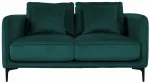 Diivan Home4you Bianka, roheline v., 146 x 98 cm x 85 cm