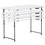 Aialaud Lifetime, valge v., 122 cm x 61 cm x 60.9 - 91.5 cm