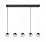 Valgusti lagi Reality Senta, LED, 4000 &deg;K, 5 x 5 W, valge v./kroom v.