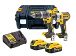 Juhtmevaba t&ouml;&ouml;riistakomplekt Dewalt DCK266P2LR-QW, 18 V