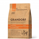 Kuiv koeratoit Grandorf Holistic & Hypoallergenic Junior Medium & Maxi, lambaliha/kalkun, 1 kg