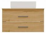 Vannitoakapp valamuga Nel, artisan oak, 58.5 cm x 80 cm x 45 cm
