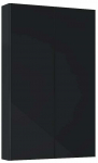 Rippuv vannitoakapp Elita Universal For All, must v., 12.6 cm x 50 cm x 80 cm
