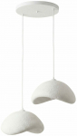 Valgusti lagi Opviq Luna 50-T-Nua, E27, 2 x 40 W, valge v.