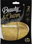 &Otilde;hupallide komplekt &uuml;mmargune GoDan Beauty & Charm, kuldne v., 2 tk