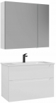 Vannitoa m&ouml;&ouml;bli komplekt Kalune Design Messina 85 v2-416, valge matt v., 45 cm x 85 cm x 55 cm