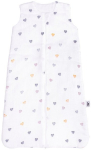 &Otilde;huke magamiskott beebile Pulp Hearts, valge v./mitmev&auml;rviline, 82 cm x 48 cm