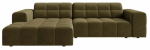 Nurgadiivan Cosmopolitan Design Chicago Bluvel 77, oliiv v., vasak, 167 x 234 cm x 78 cm
