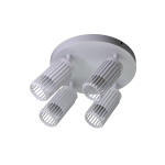 Valgusti lagi CristalRecord Flush, GU10, 4 x 10 W, valge v. / valge v., 6 x 12 cm
