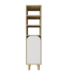Kapp Kalune Design Parma 1, valge v./safiir tamm v., 37 cm x 40 cm x 155 cm