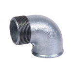 Torup&otilde;lv Jinan Meide G92, 90 &deg;, 1/2", malm/tsink