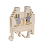 Toiteklemm ETI DIN, 2.5 mm&sup2;, 2 koht., 24 A, pruun