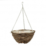 Rippuv lillepott Garden Center NHB3112, puit/looduslik kuid, &Oslash; 30 cm, pruun v.
