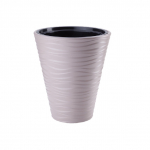 Lillepott Form Plastic Sahara 2722, plastik, pruun