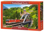 Pusle Castorland Train on the Bridge 500 el. B-52462, 47 cm x 33 cm, 500 tk, mitmev&auml;rviline